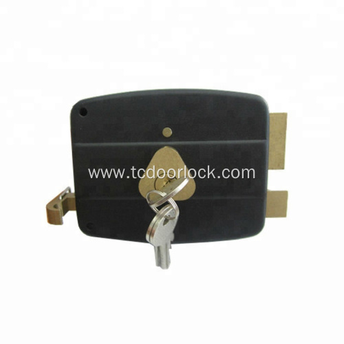 Safe and reliable brass rim lock gate lock